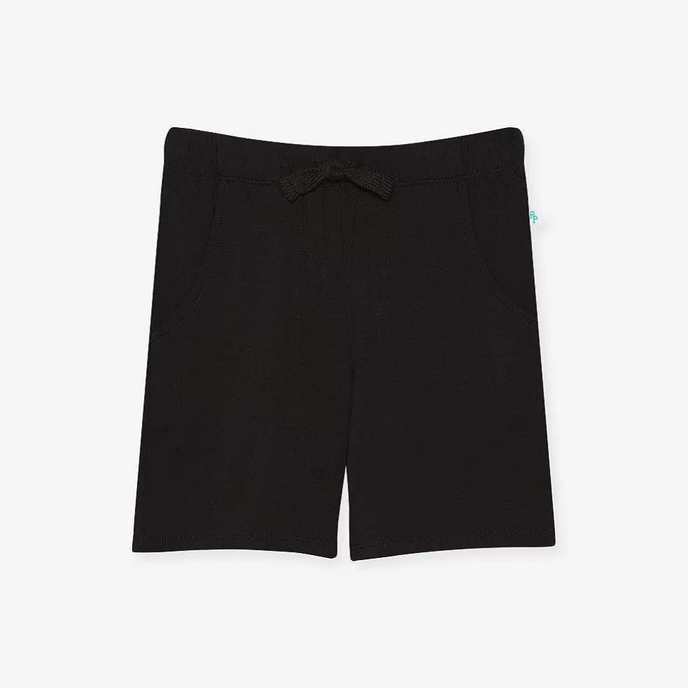 Posh Peanut Black French Terry Shorts Store