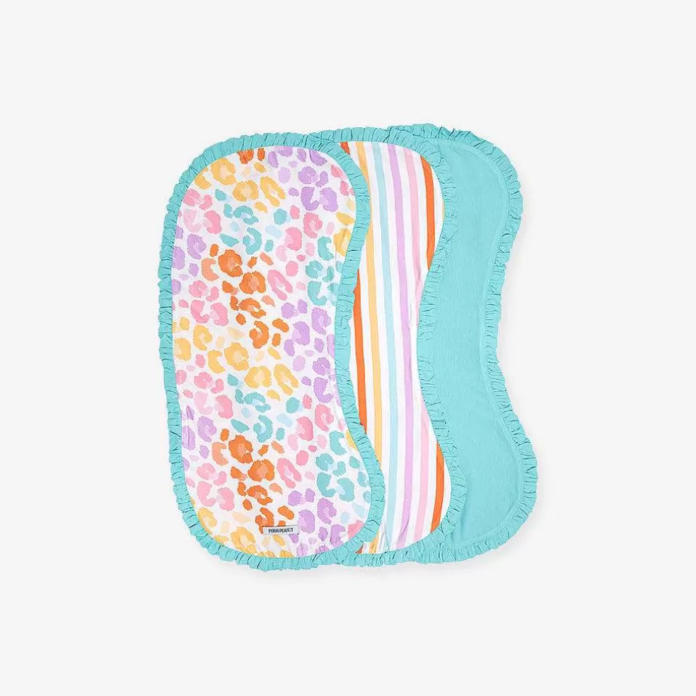 Posh Peanut Burp Cloth Set Outlet