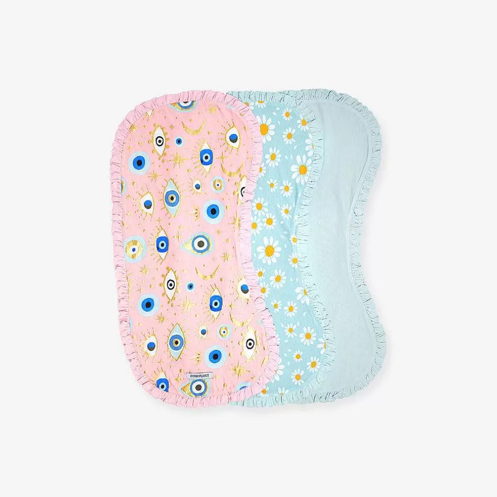 Posh Peanut Burp Cloth Set Best Sale