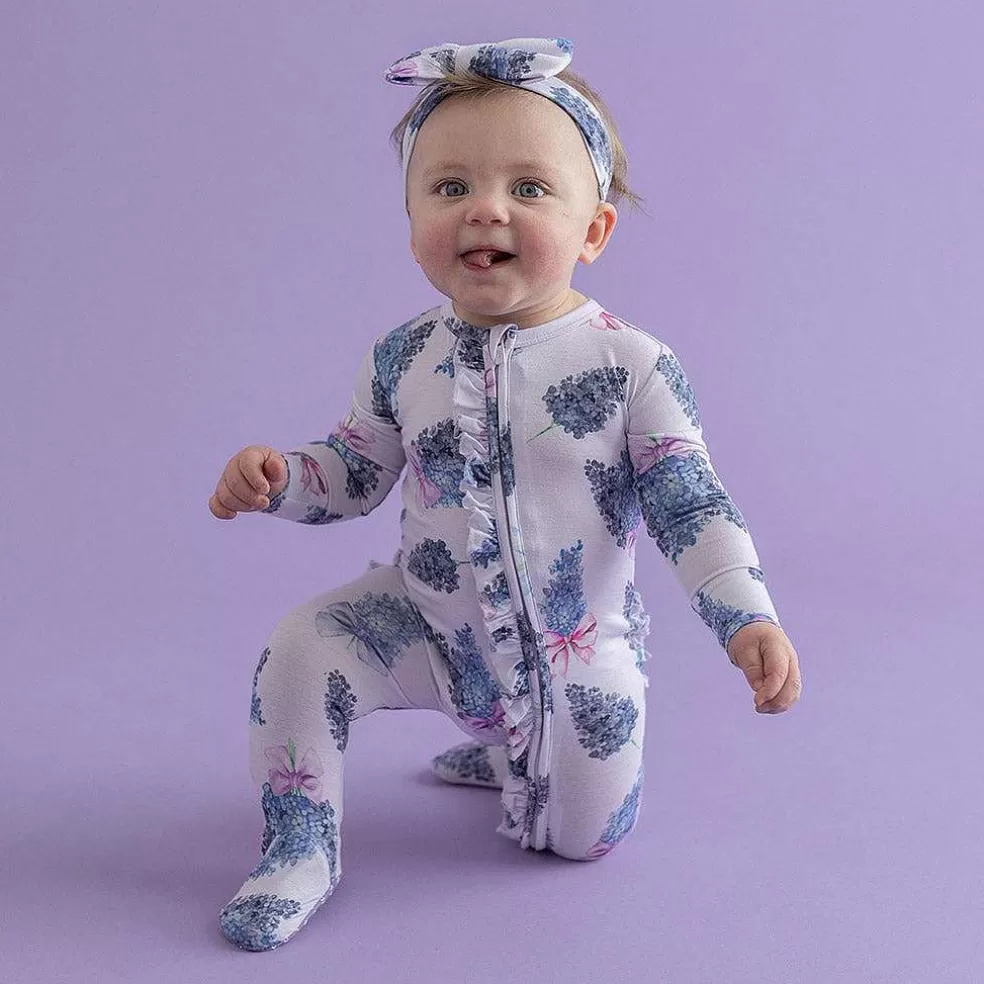 Posh Peanut Footie Ruffled Zippered One Piece Clearance