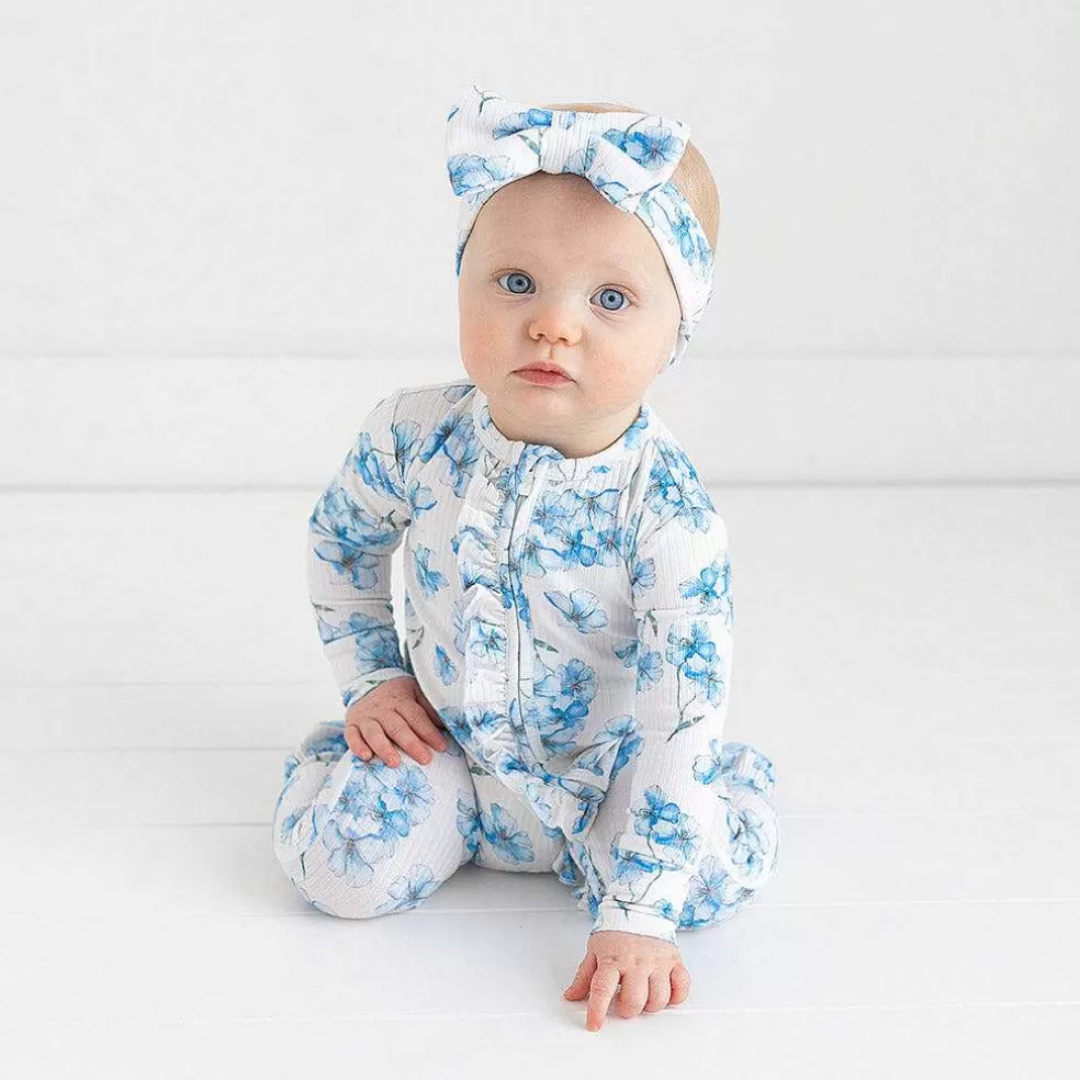 Posh Peanut Footie Ruffled Zippered One Piece Cheap