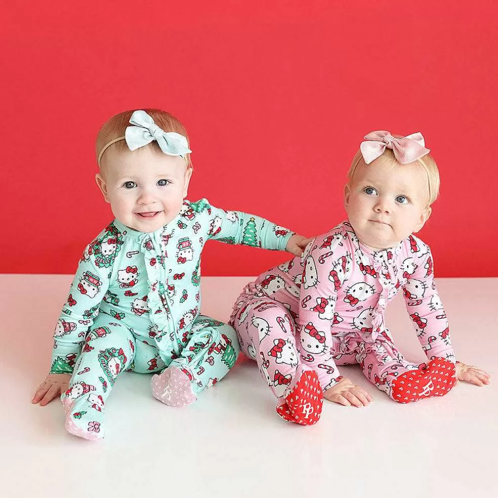 Posh Peanut Footie Ruffled Zippered One Piece Sale