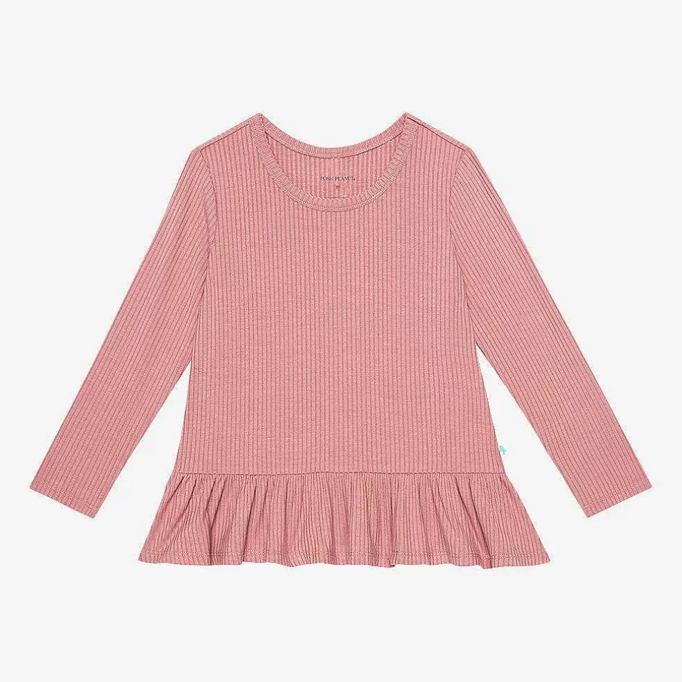 Posh Peanut Long Sleeve Ruffled Loose Fit Shirt Store