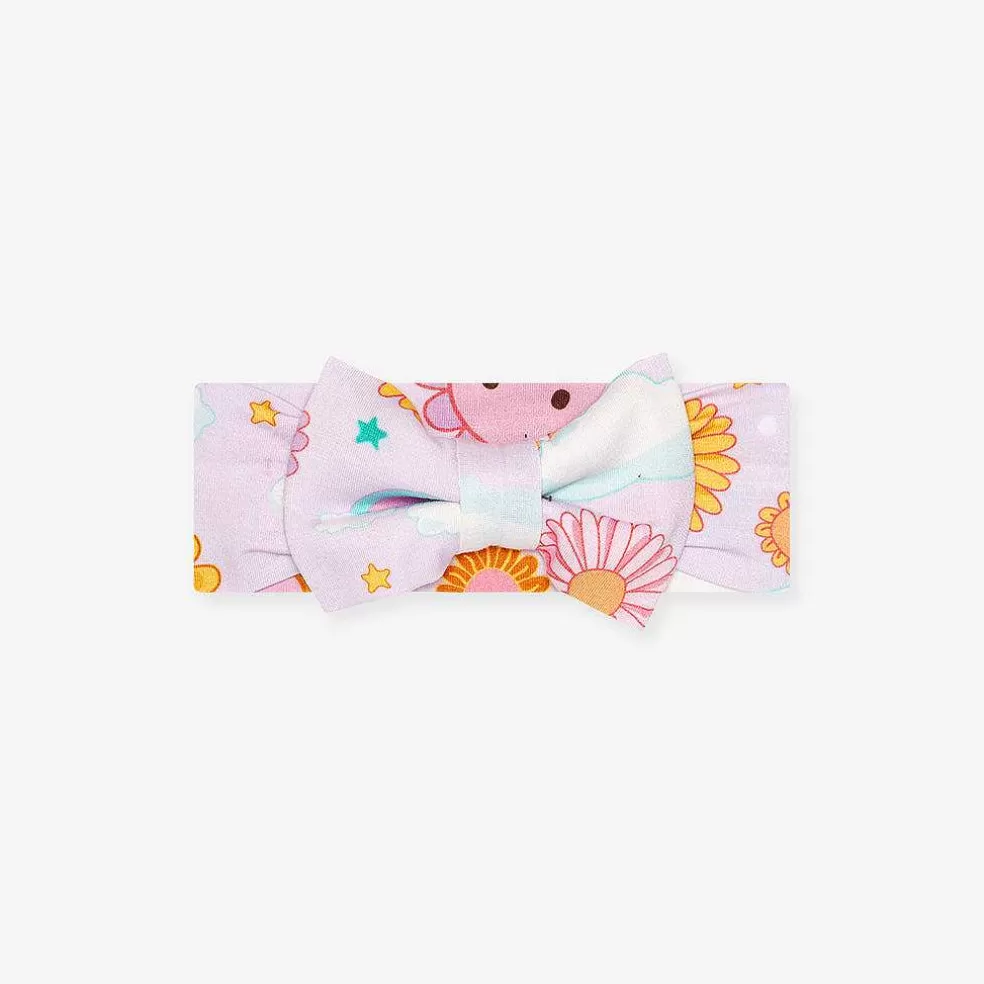 Posh Peanut Luxe Bow Headwrap New