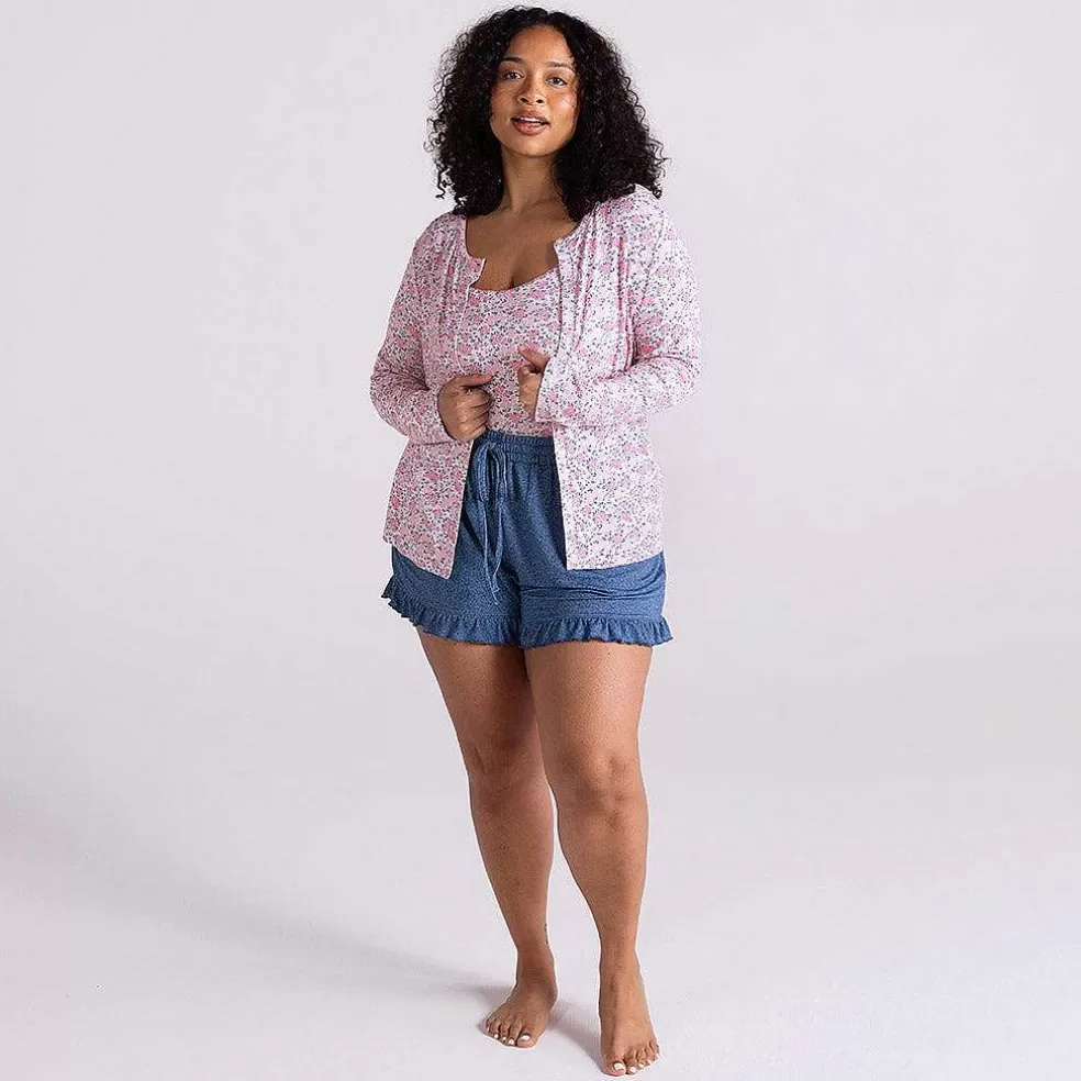 Posh Peanut Pointelle Women'S Cardigan Flash Sale