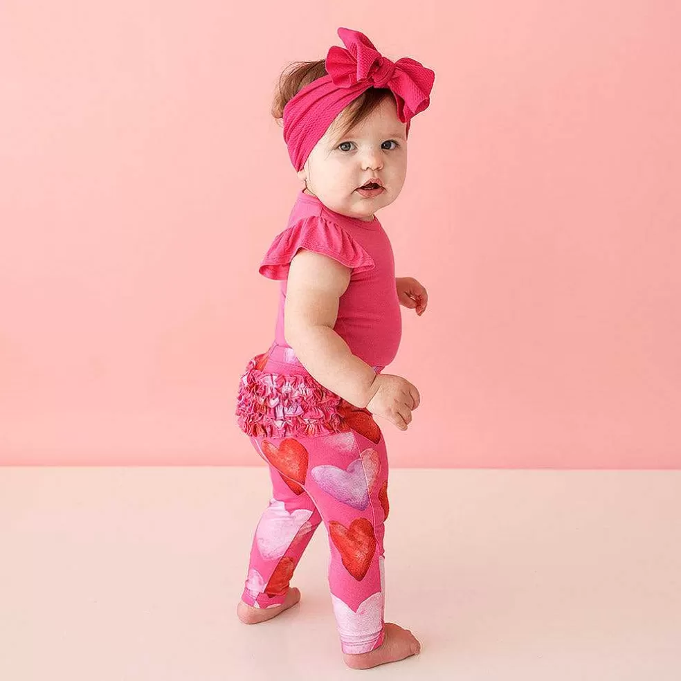 Posh Peanut Ruffled Bum Leggings Clearance