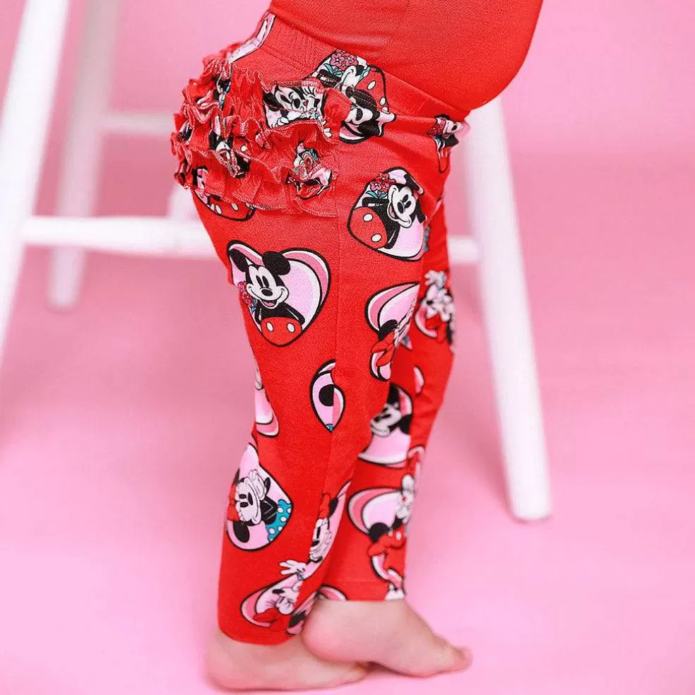 Posh Peanut Ruffled Bum Leggings Flash Sale
