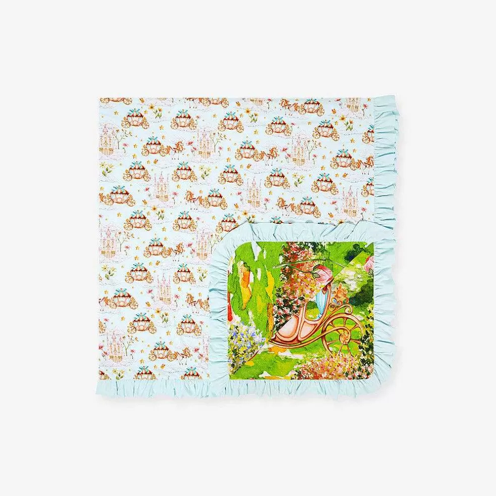 Posh Peanut Ruffled Luxe Patoo® Blanket Online