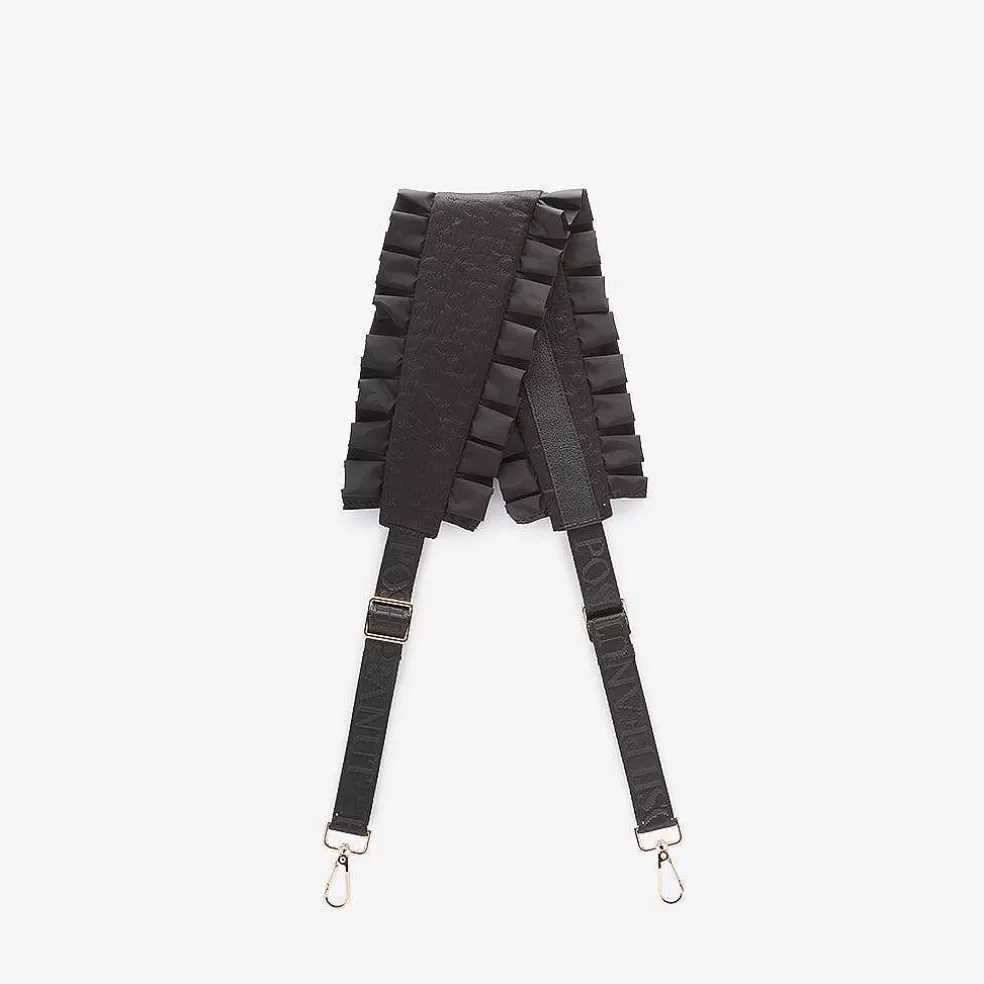 Posh Peanut Ruffled Shoulder Strap Online