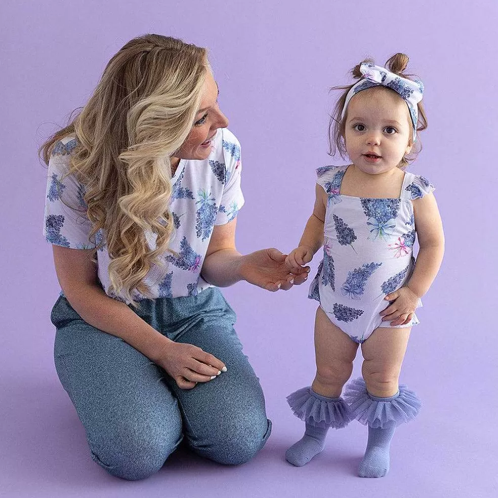 Posh Peanut Ruffled Strap Bubble Romper Fashion