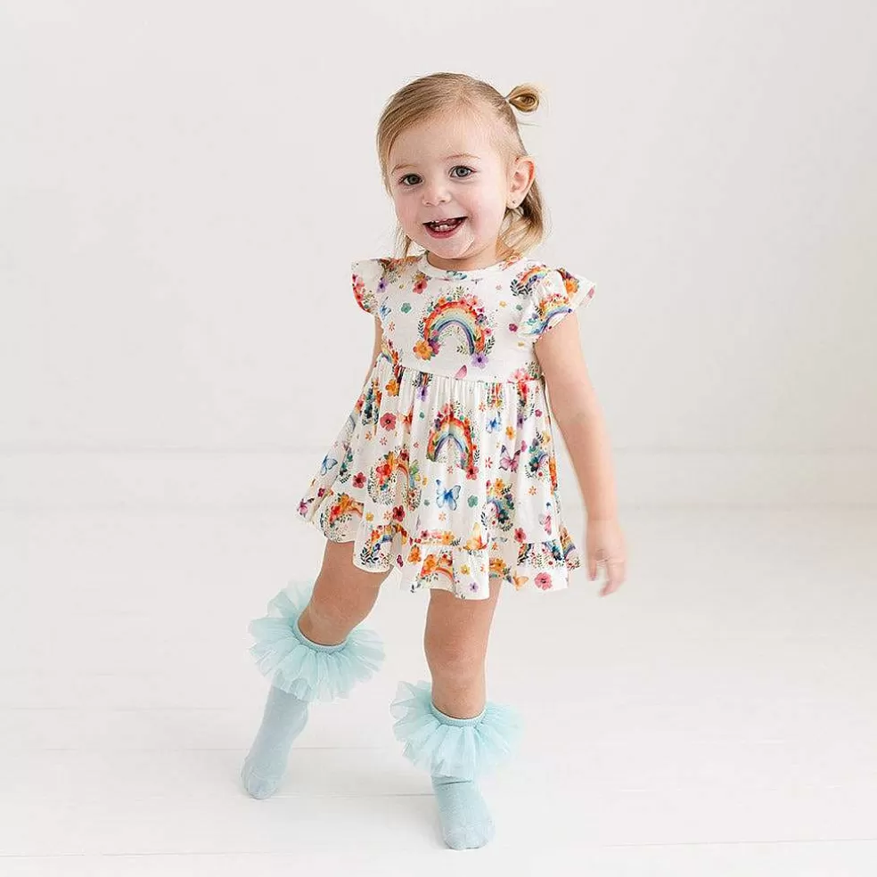 Posh Peanut Ruffled Twirl Bodysuit Dress Shop