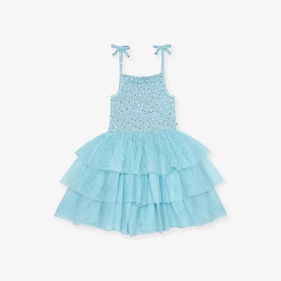 Posh Peanut Smocked Tulle Dress Outlet
