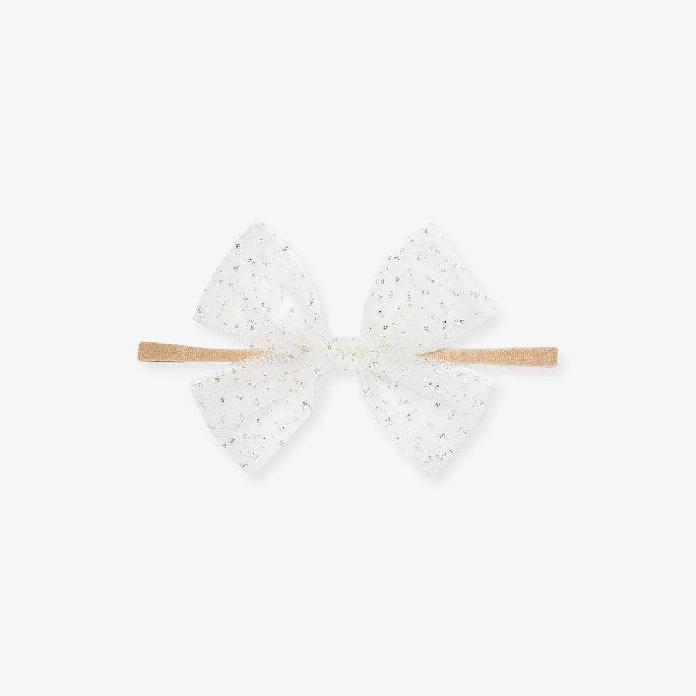 Posh Peanut Tulle Bow Nylon Headband Store