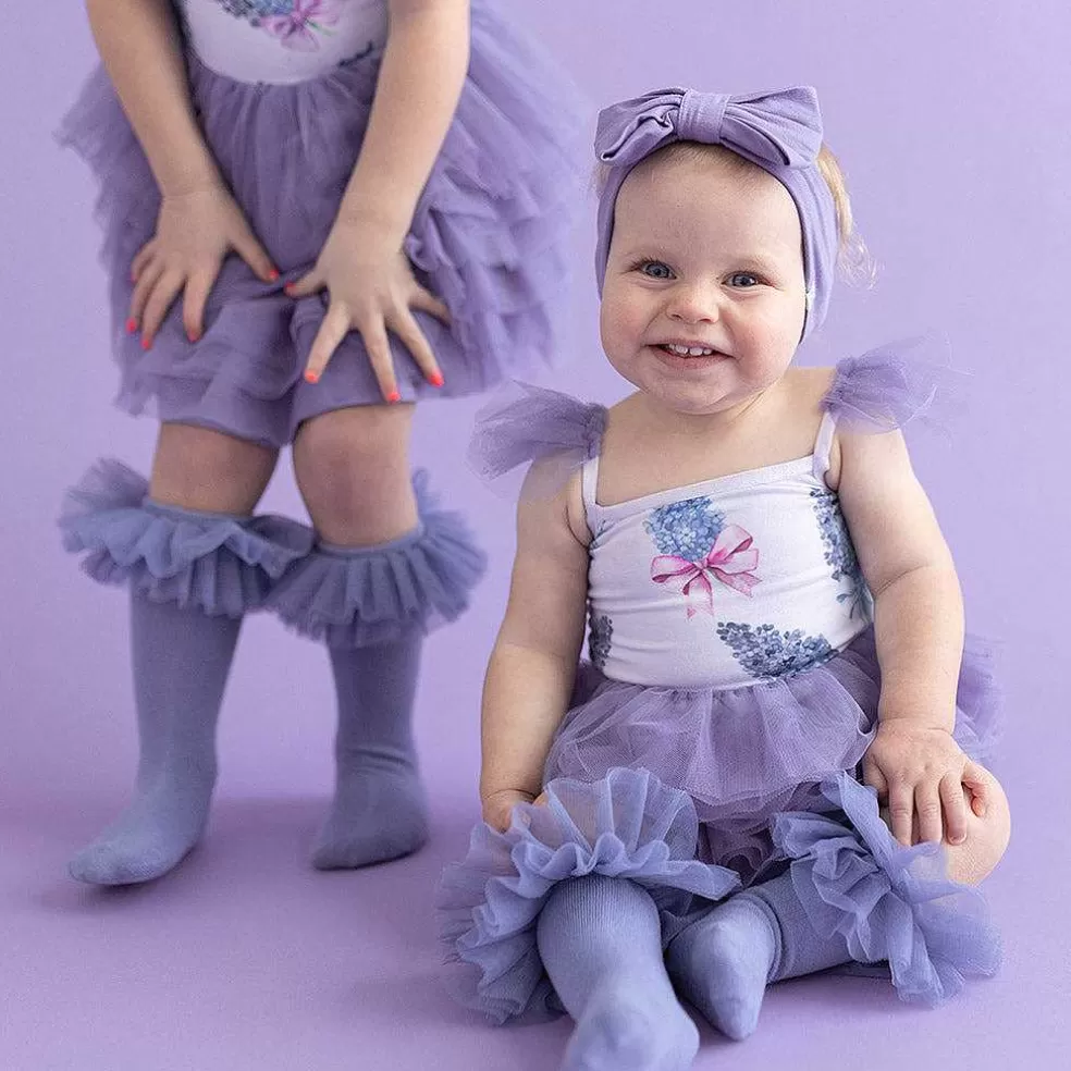 Posh Peanut Tulle Smocked Bodysuit Dress Discount