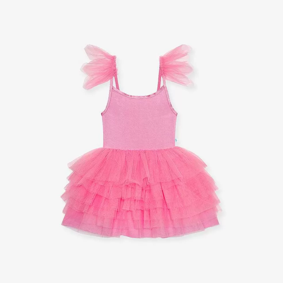 Posh Peanut Tulle Smocked Dress Cheap
