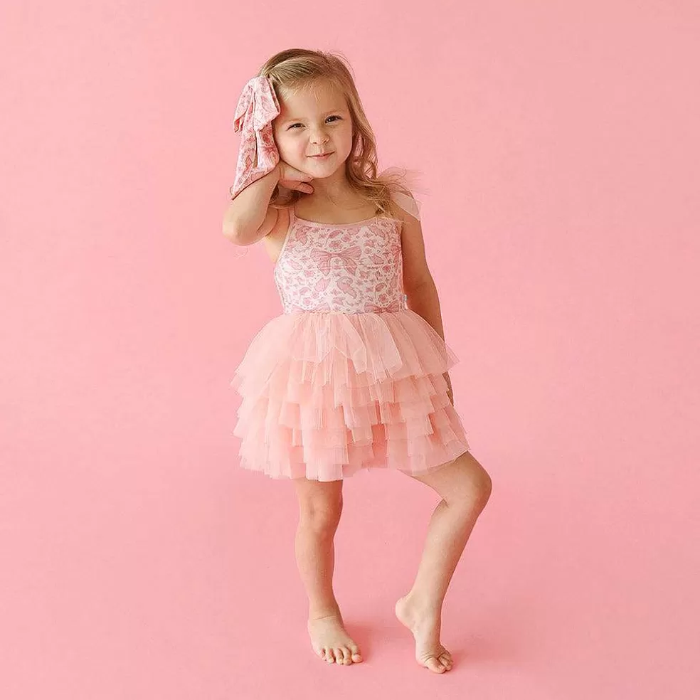 Posh Peanut Tulle Smocked Dress Cheap
