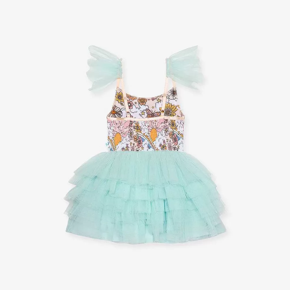 Posh Peanut Tulle Smocked Dress Sale