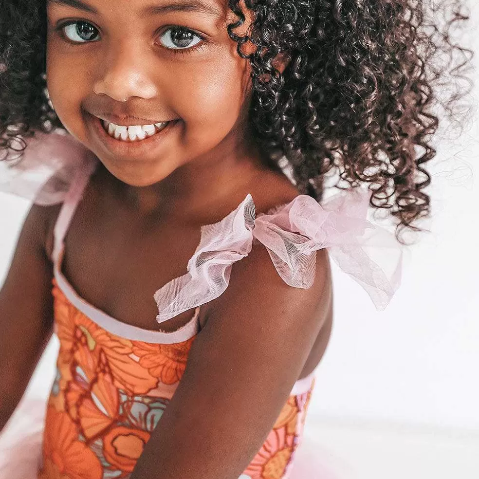 Posh Peanut Tulle Smocked Dress Flash Sale