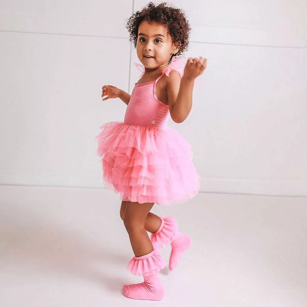 Posh Peanut Tulle Smocked Dress Cheap