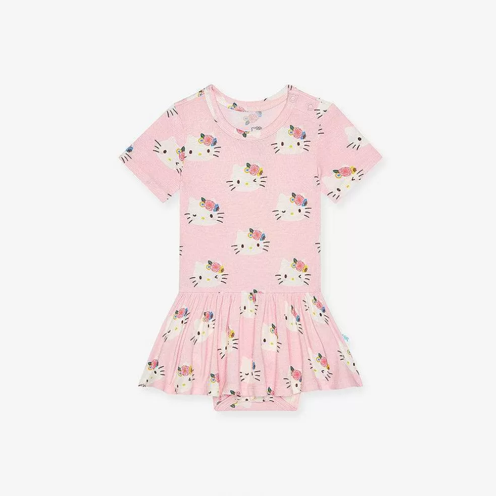 Posh Peanut Twirl Skirt Bodysuit Dress Cheap