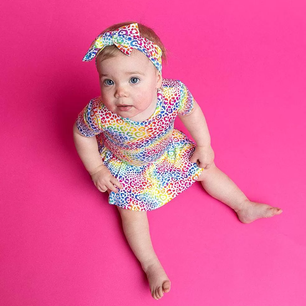Posh Peanut Twirl Skirt Bodysuit Dress Clearance