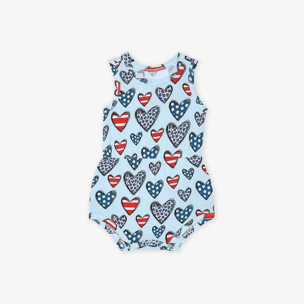 Posh Peanut Varsity Romper Store