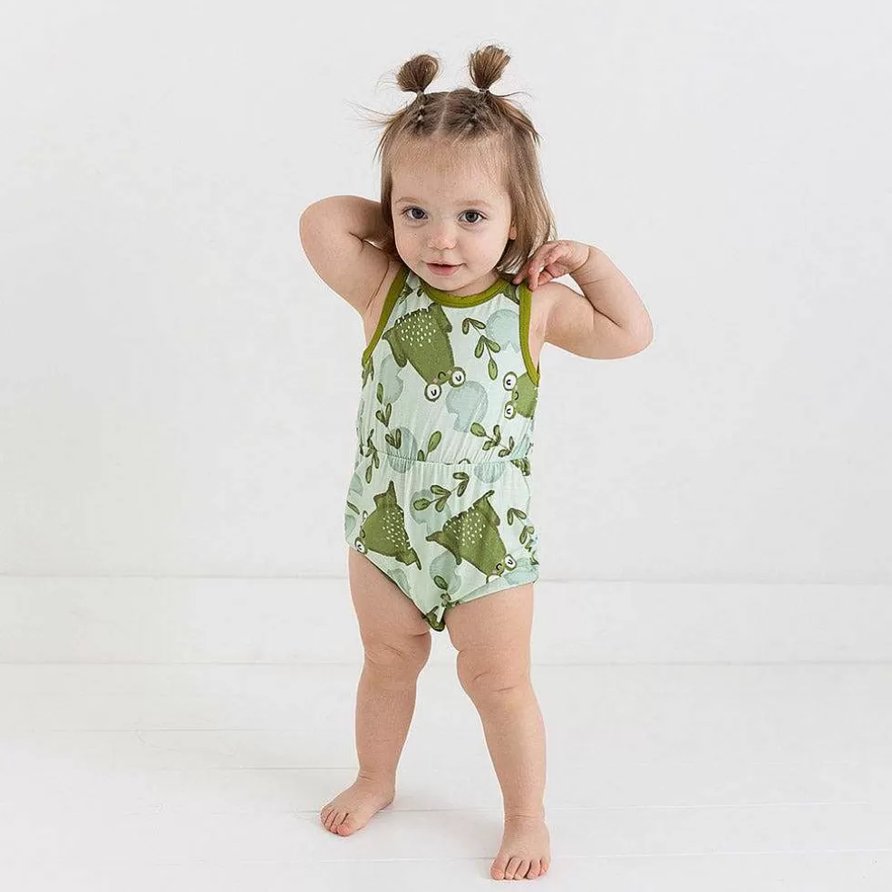 Posh Peanut Varsity Romper Hot