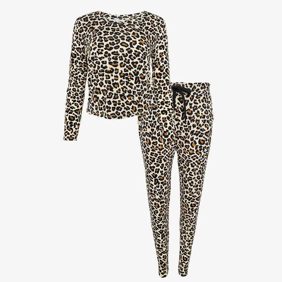 Posh Peanut Women'S Long Sleeve Scoop Loungewear New