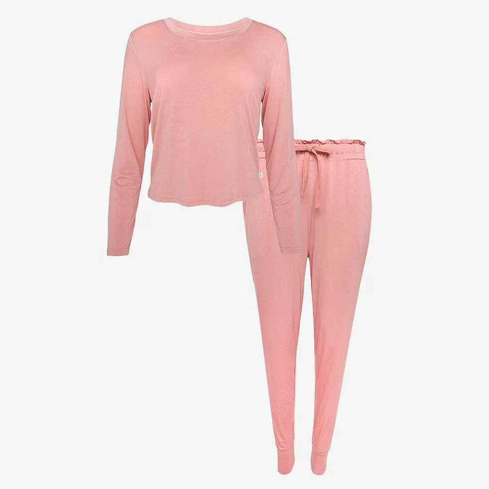 Posh Peanut Women'S Long Sleeve Scoop Loungewear New