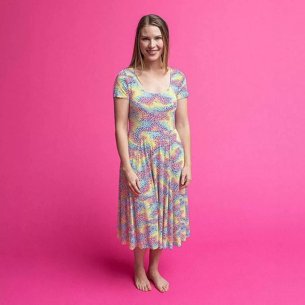 Posh Peanut Women'S Scoop Midi Dress Store