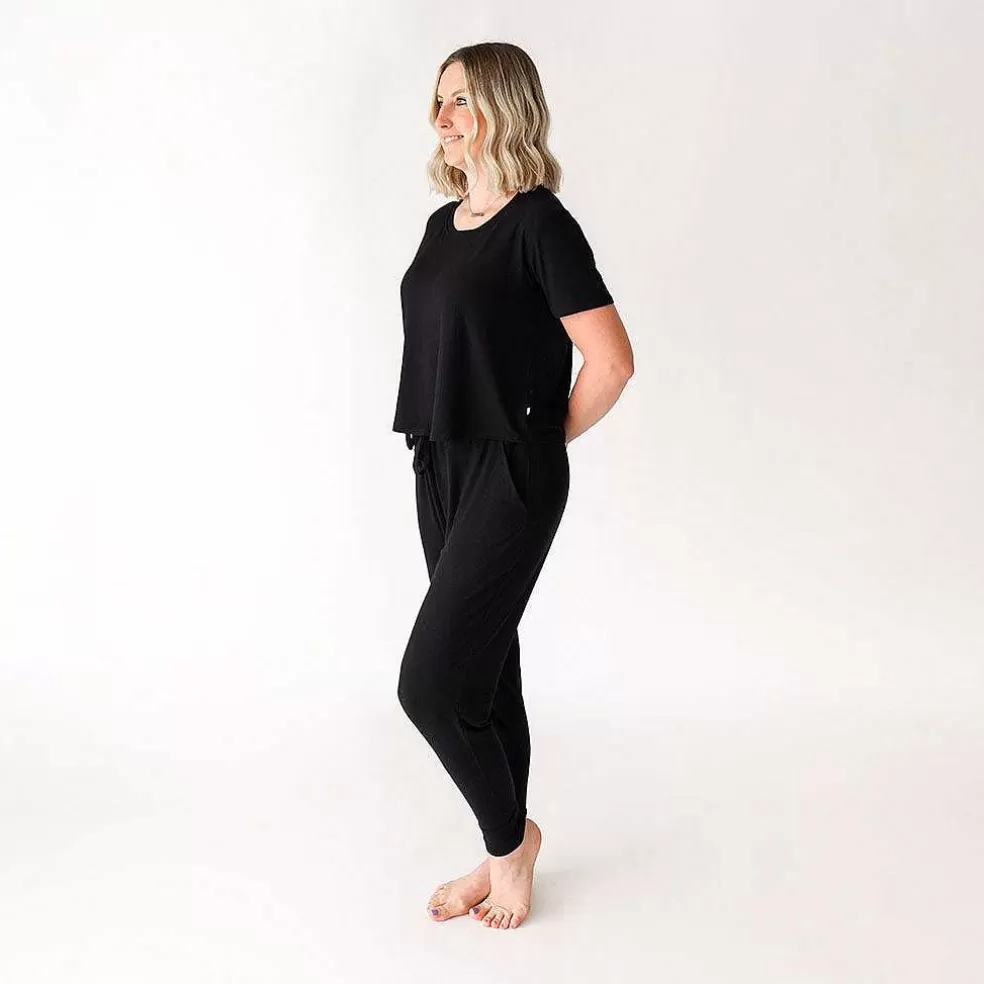 Posh Peanut Women'S Short Sleeve Scoop Loungewear New