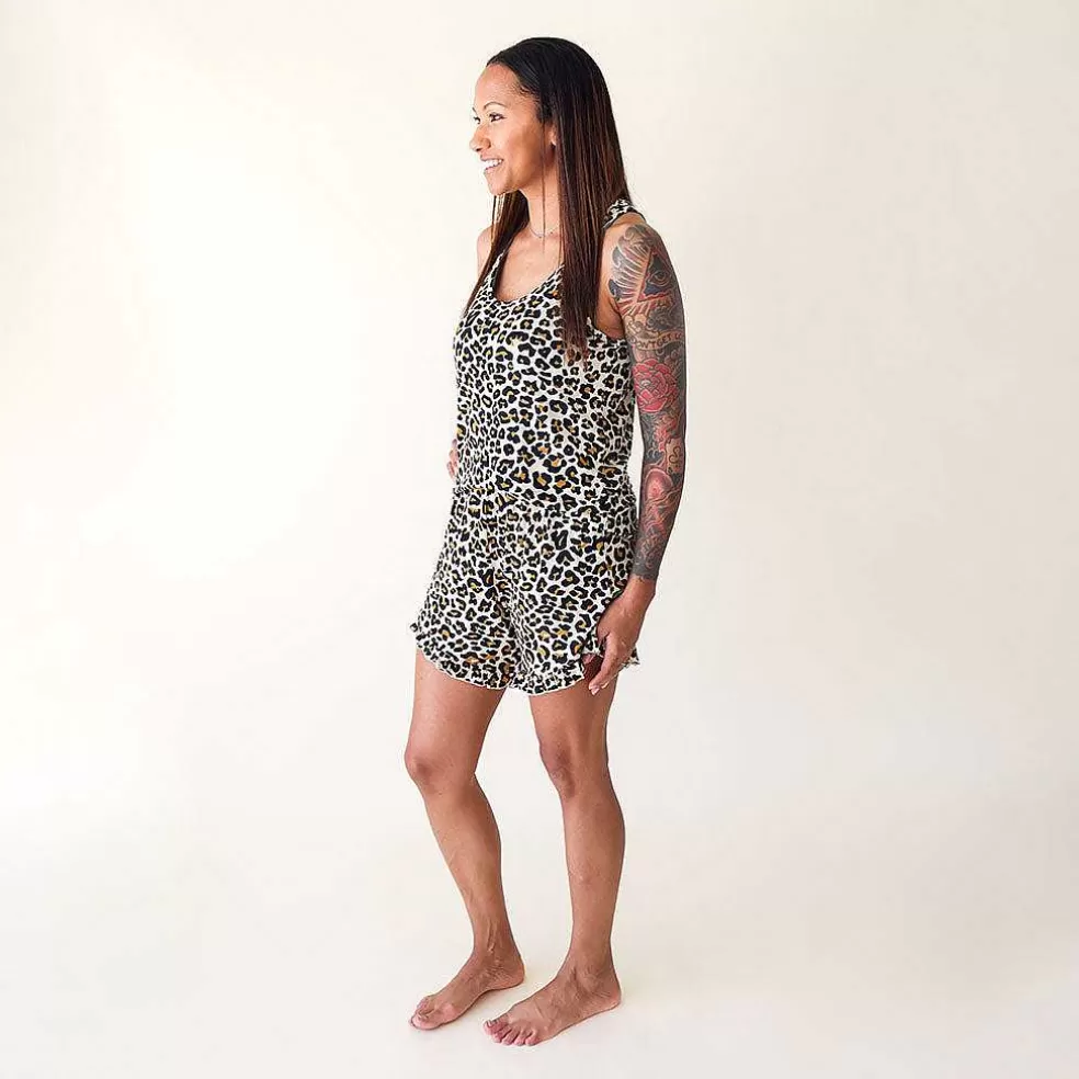 Posh Peanut Women'S Tank Ruffled Short Set Clearance