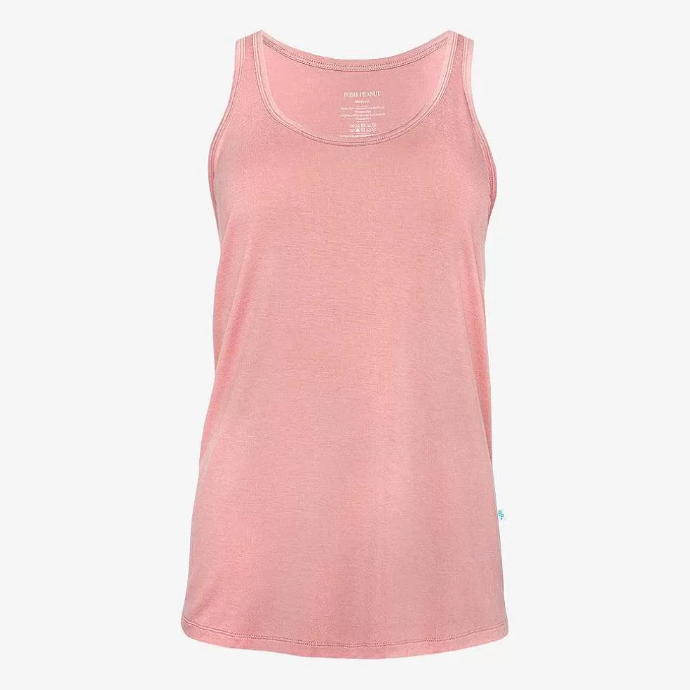 Posh Peanut Women'S Tank Ruffled Short Set Outlet