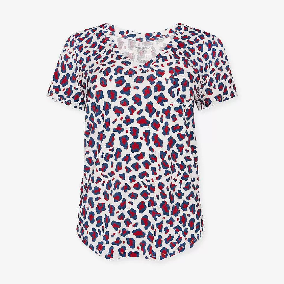 Posh Peanut Women'S V-Neck Tee Shop