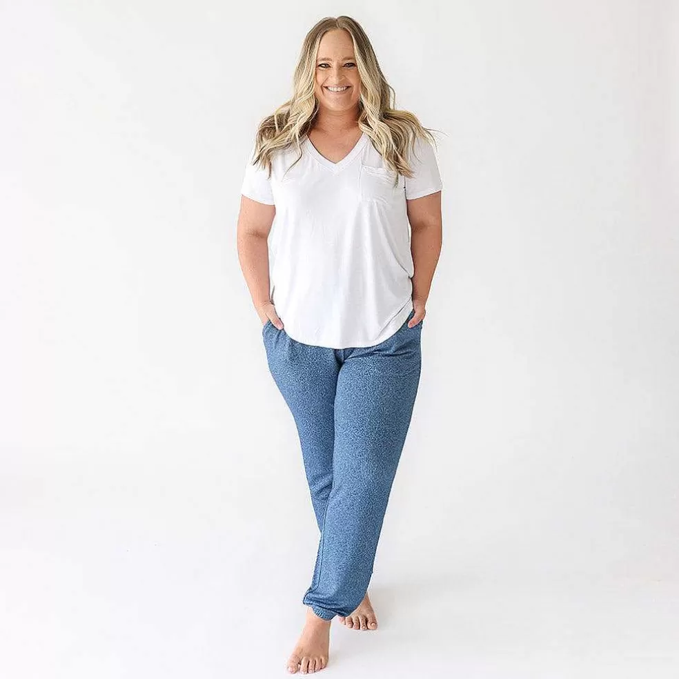 Posh Peanut Women'S White V-Neck Tee Best