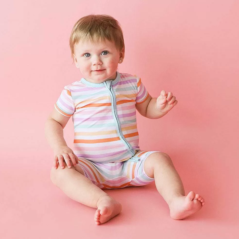 Posh Peanut Zippered Romper Store