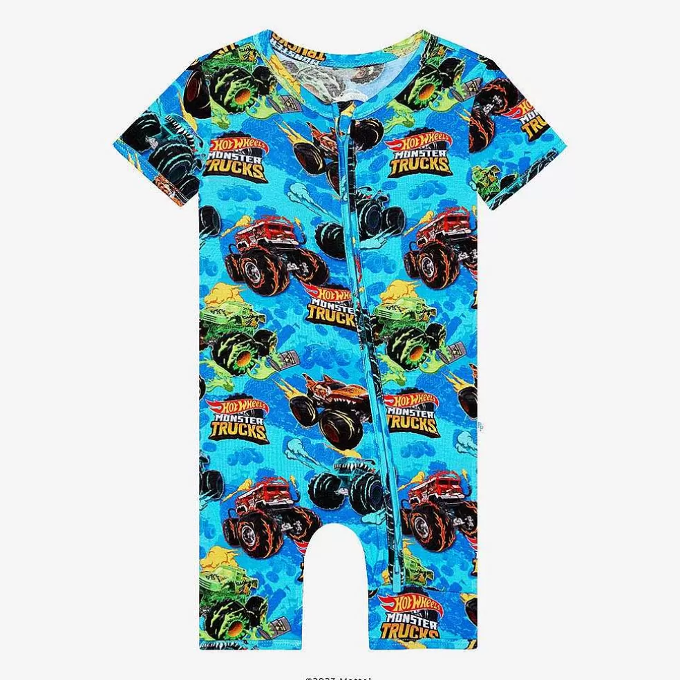 Posh Peanut Zippered Romper New