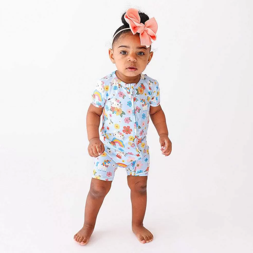 Posh Peanut Zippered Romper Shop