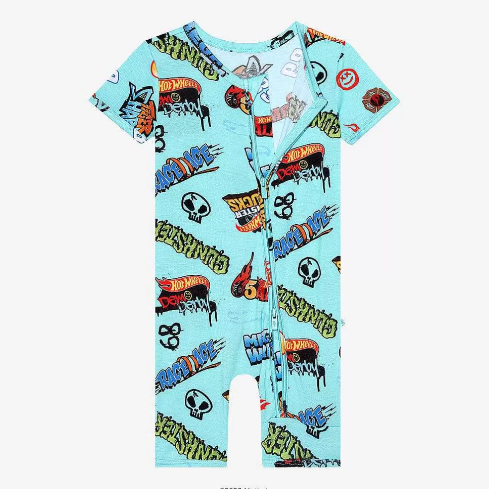 Posh Peanut Zippered Romper Discount